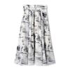 JILL by JILL STUART Women's Reflective Print Tuck Skirt (125-3120005) in White (Pre-order available from late March to early April)