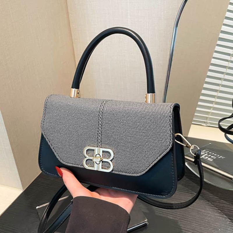Trend bag women's bag 2025 summer new fashion simple underarm bag foreign style personalized shoulder crossbody small square bag