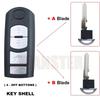 Funda para Llave de Coche para Mazda 3 5 6 8 CX-3 RX8 Miata CX5 CX7 CX9 CX-5 CX-7 CX-9 MX-5 MX5 Miata RX-8 X-5 Summit Axela Atenza M3 M6