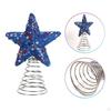 Christmas Tree Topper Decoration Romantic Unique Star Treetop Xmas Decor for Cafe