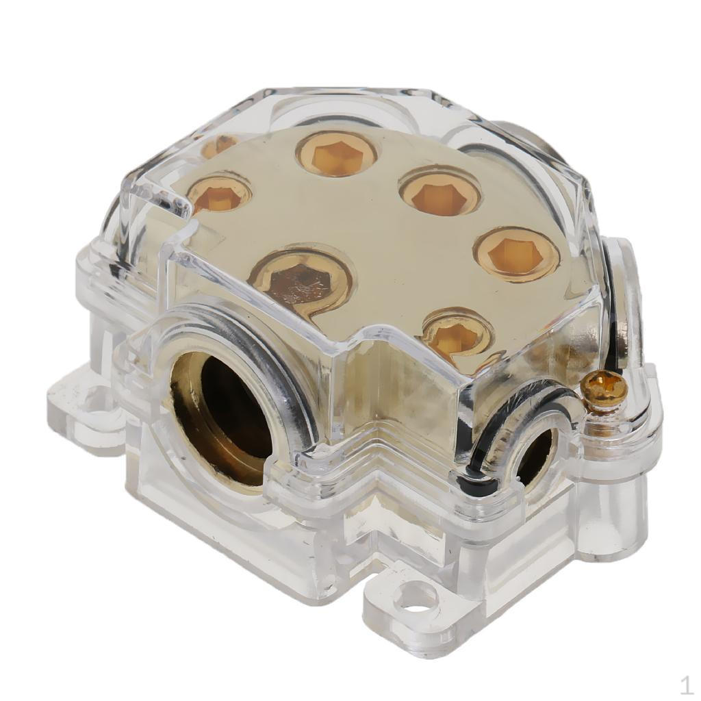 

0/2/4/ Car Audio Stereo Amp Power/Ground Cable Distribution Block