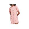 Adidas All Over Print Round Neck Casual Short Sleeve Dress Women Dresses Pink GJ7104