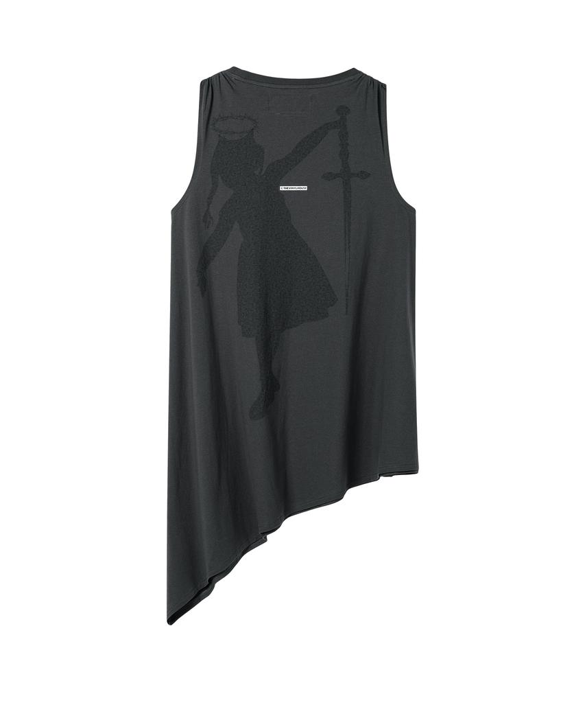 The Vinyl House Unbalance Layered One-Piece (W) Charcoal