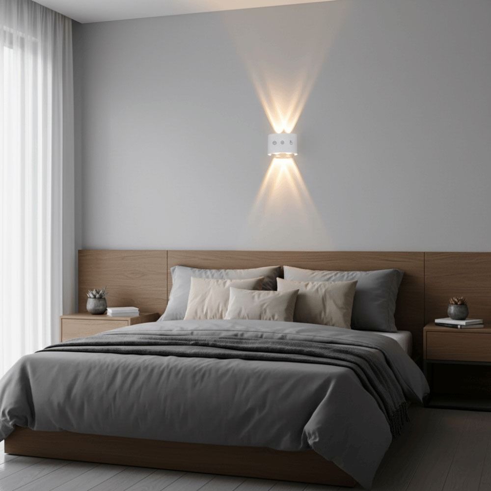 Waterproof LED Wall Light 3 Color Light Sconce Light PIR Motion Sensor Wall Lamp  Bedside Lighting