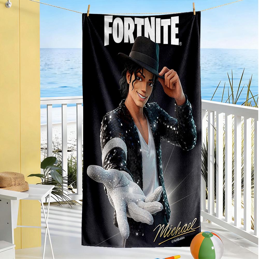 Michael Jackson Beach Towel Super Soft Microfiber Quickdry Fabric Comfortable Lightweight