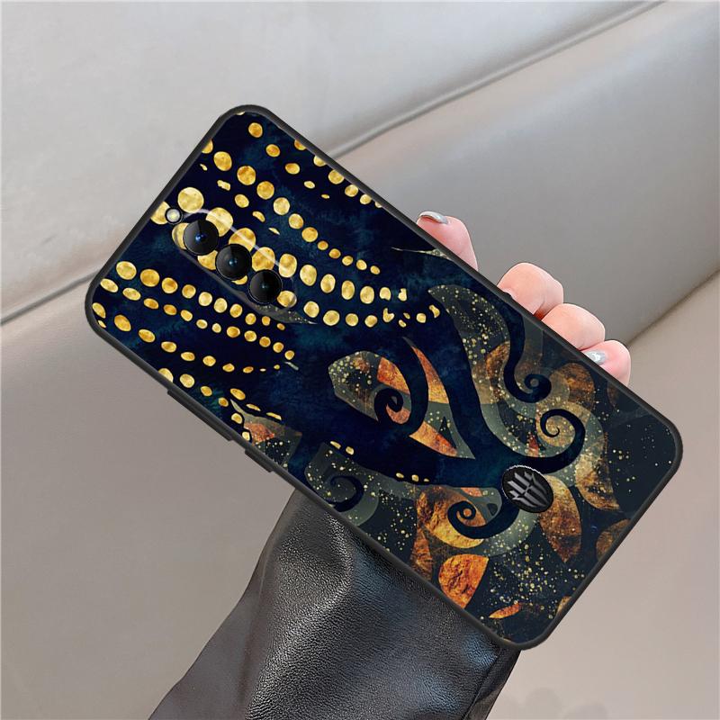 Octopus Ocean Aesthetic Case For ZTE Nubia Red Magic 11 10 9 8 8S 9S 10S Pro Plus 6S 7S 6 7 For RedMagic 10 Air Cover