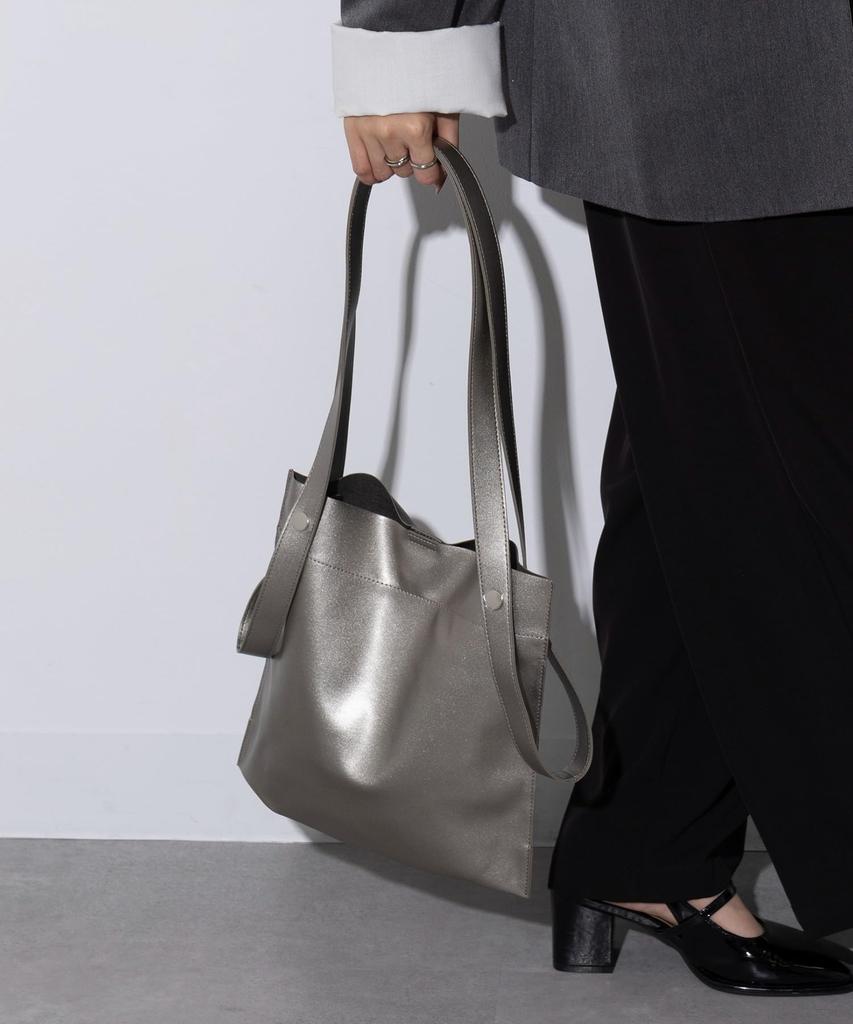 [SETUP7] [BEAURE] Cow Leather Tote Bag with 2 Handle Designs and Thin Gusset, B-22197 (Mini Size Special Order) 225500209 MULTIFREE