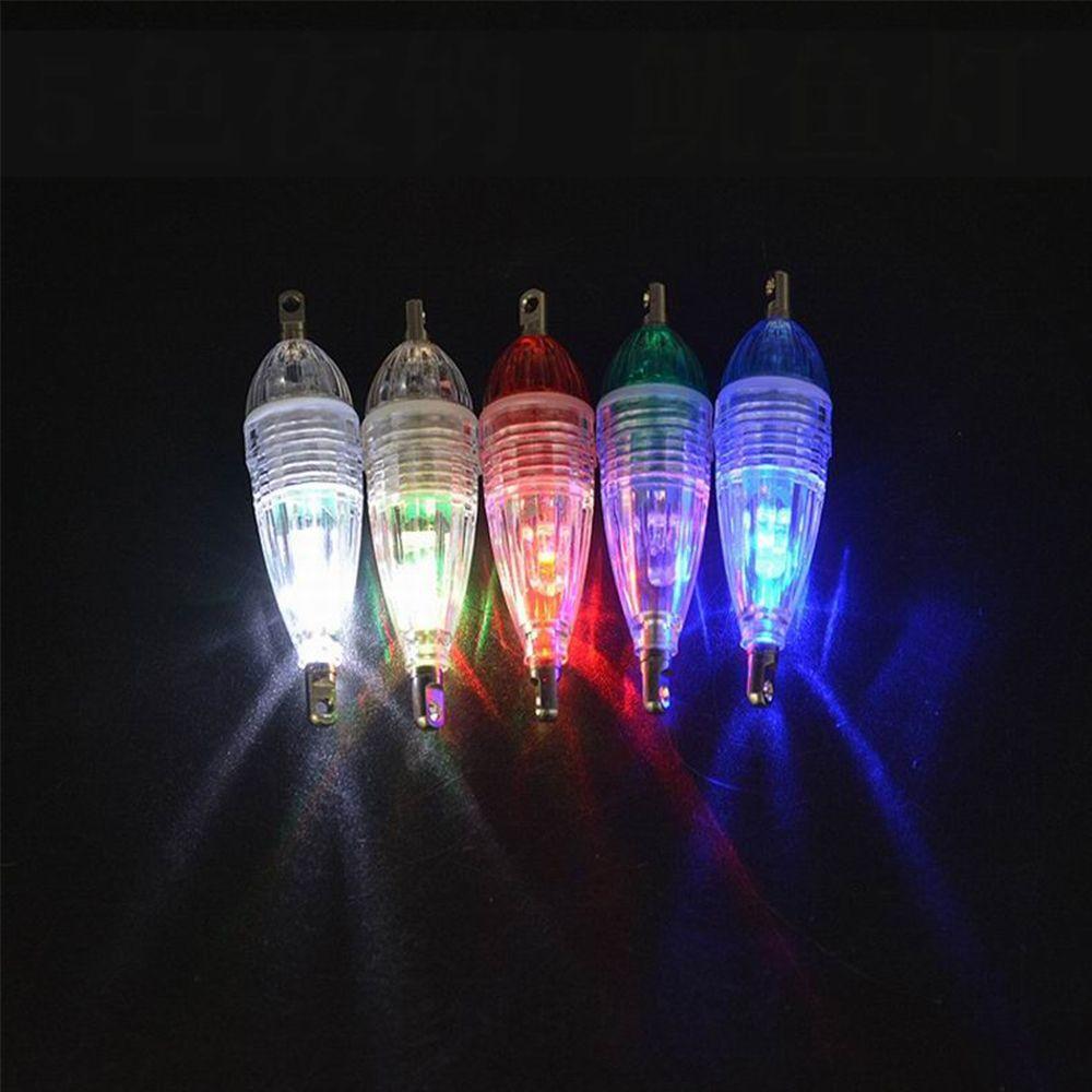 Portable Deep Drop Underwater Durable Fishing Squid Bass Spoon Flash Lamp LED Lure Light