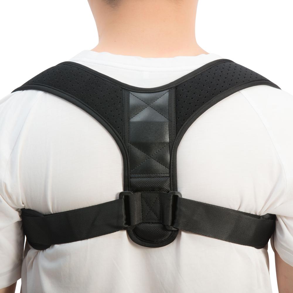 Adjustable Back Support Posture Corrector Belt Breathable Relief for Neck Back & Shoulder Protective Feature