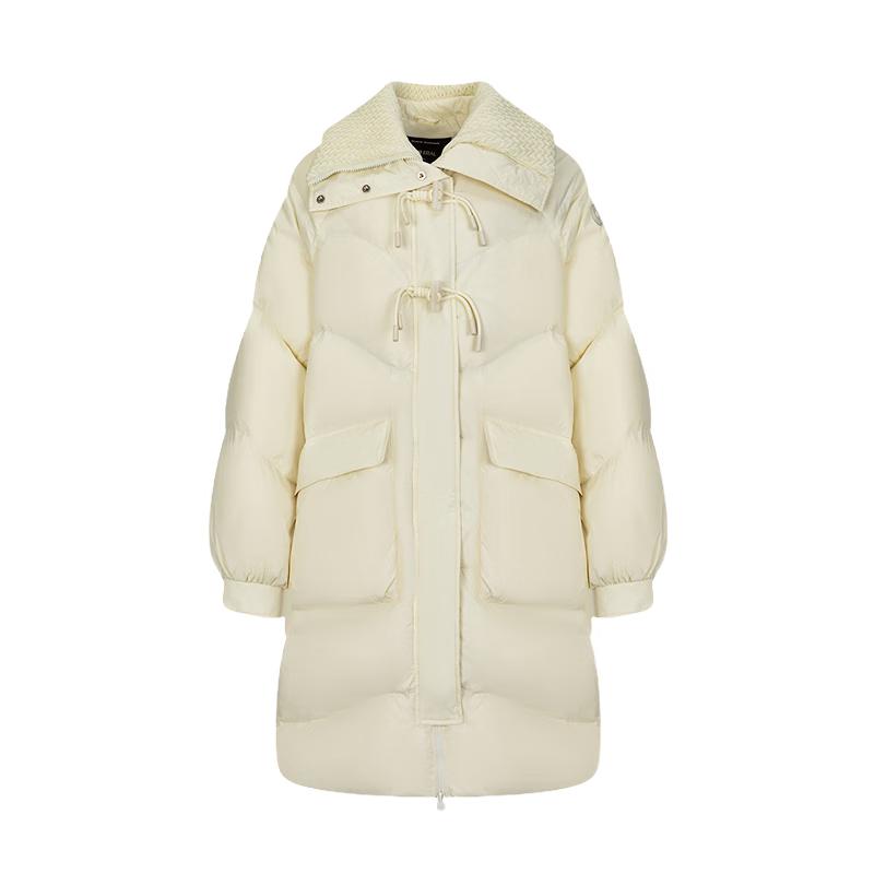 

Araliya Women s Mid-Length Lapel Duck Down Jacket L