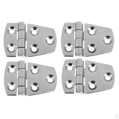 2 Pair 6 Grade Stainless Steel Boat Door Hinge 57 X 38mm