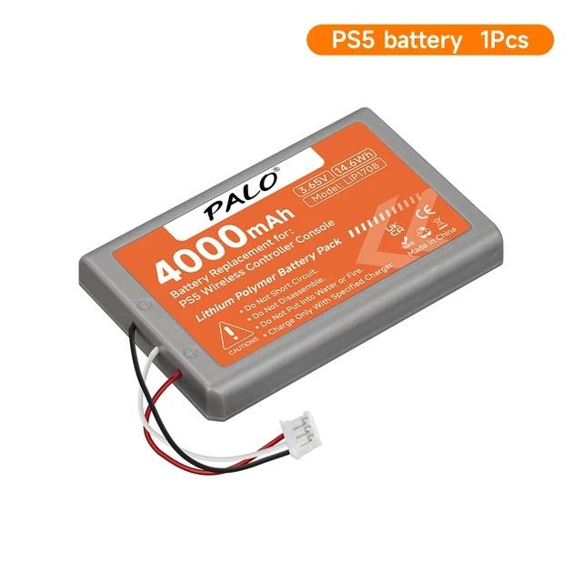 4000mAh Replacement Battery LIP1708 For Sony PS5 Wireless Controller Battery Playstation 5 DualSense Game Controller CFI-ZCT1W CFI-ZCT1J