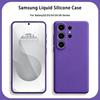 Original Liquid Silicone Case for Samsung Galaxy S26 S25 S24 S23 S22 Ultra Plus S 26 25 Ultra Shockproof Soft Phone Cases Cover