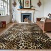 Animal Print Living Room Large Area Rug Light Luxury Advanced Home Decoration Mats Non-slip Mat Bedroom Carpet Printed Rugs
