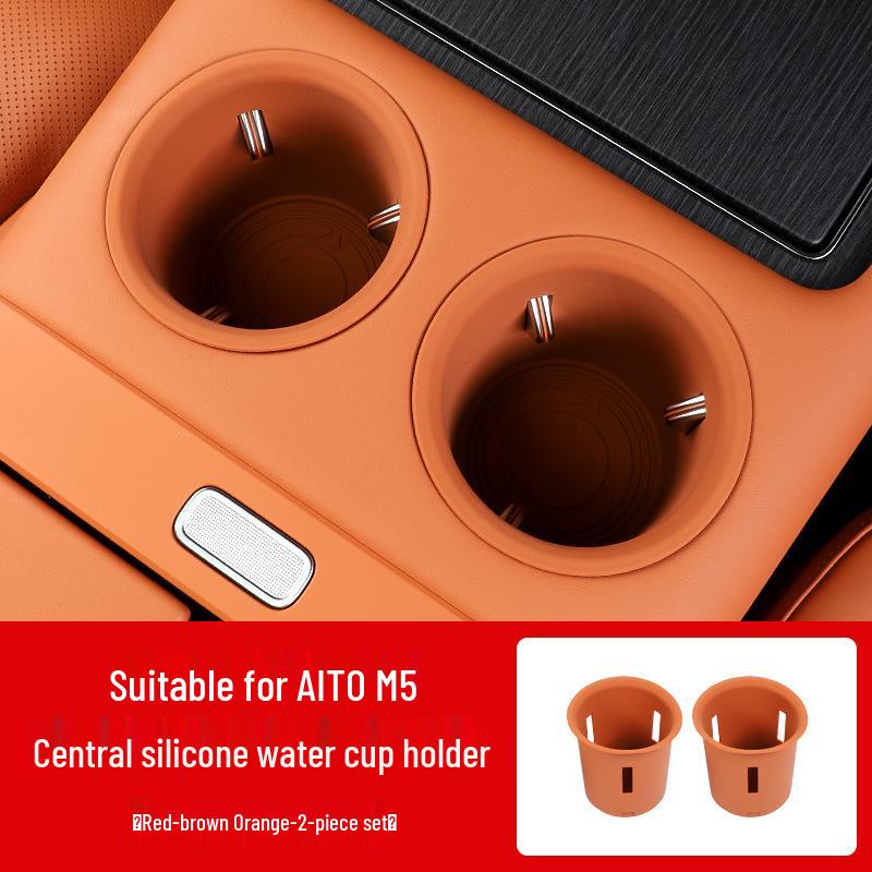 AITO M5 Ultra Silicone Cup Holder & Storage Box Sleeve for 25 Models