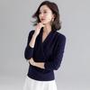 Yi Li Teng Women's Elegant Knitted V-Neck Sweater