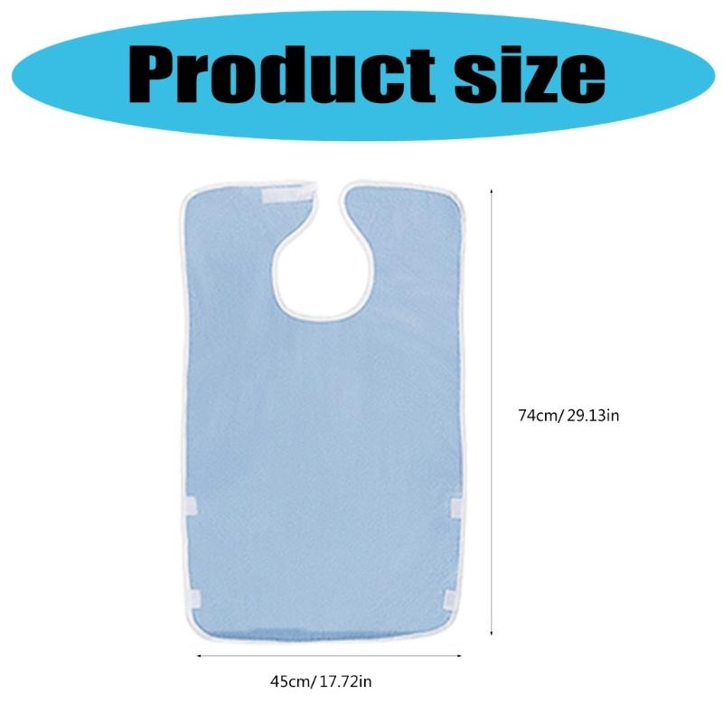 Wasserdichte Frottee-Schürze für Erwachsene, Bequeme Unisex-Kleidung, Schützer für Mama und Papa