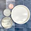 Large Round Tray Silicone Molds DIY Handmade Plaster Cement Concrete Square Storage Plate Mould Home Decoration Crafts