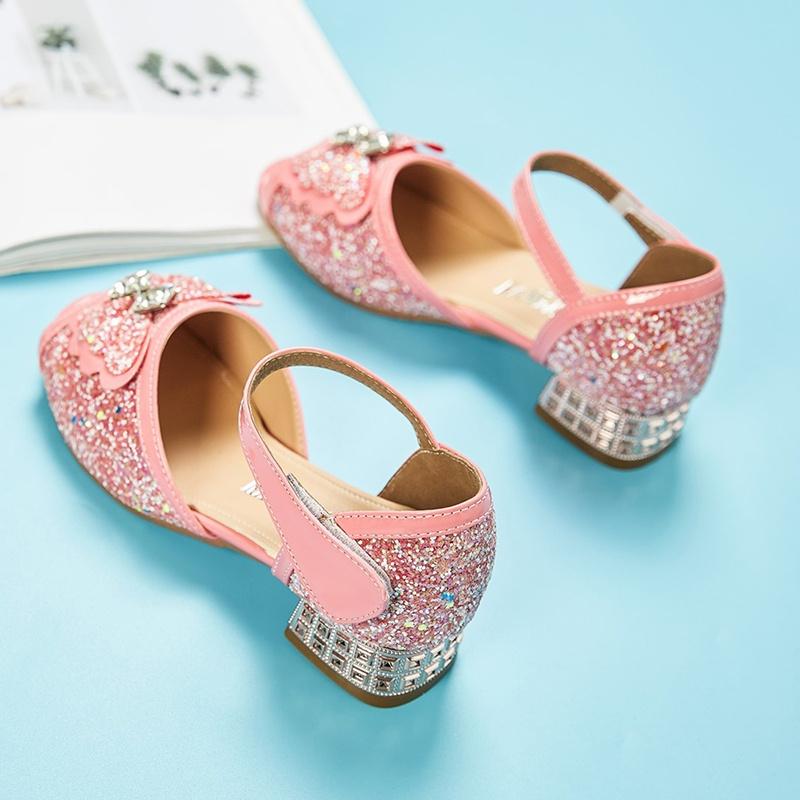 Tacones de 3.5cm Zapatos de cuero para niños Niñas Vestido de novia Zapatos  para niños Princesa para niñas Zapatos de baile planos casuales Sandalias  comprar a buen precio — entrega gratuita, reseñas