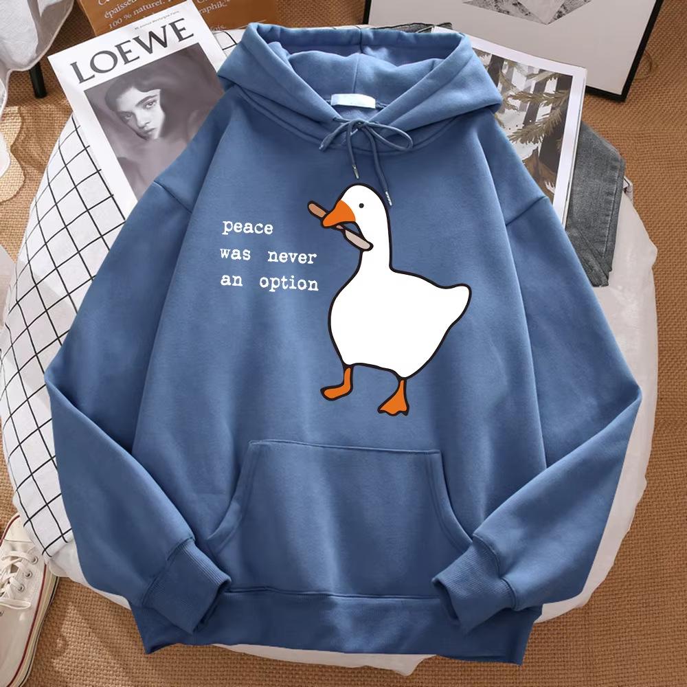 Men's "Peace Was Never an Option" Hip Hop Hoodie 