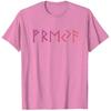 Viking Goddess Freya Freya Runes T-shirt, Printed with Simple Letters, Suitable for All Seasons, Casual Style, Neutral T-shirt