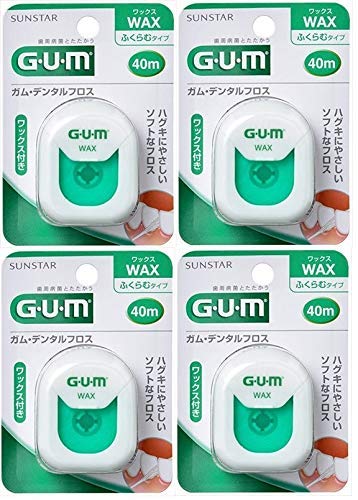 

Зубная нить GUM 40м x 4 шт. [Оптовая закупка] (жвачка)/стоматологический (воск)