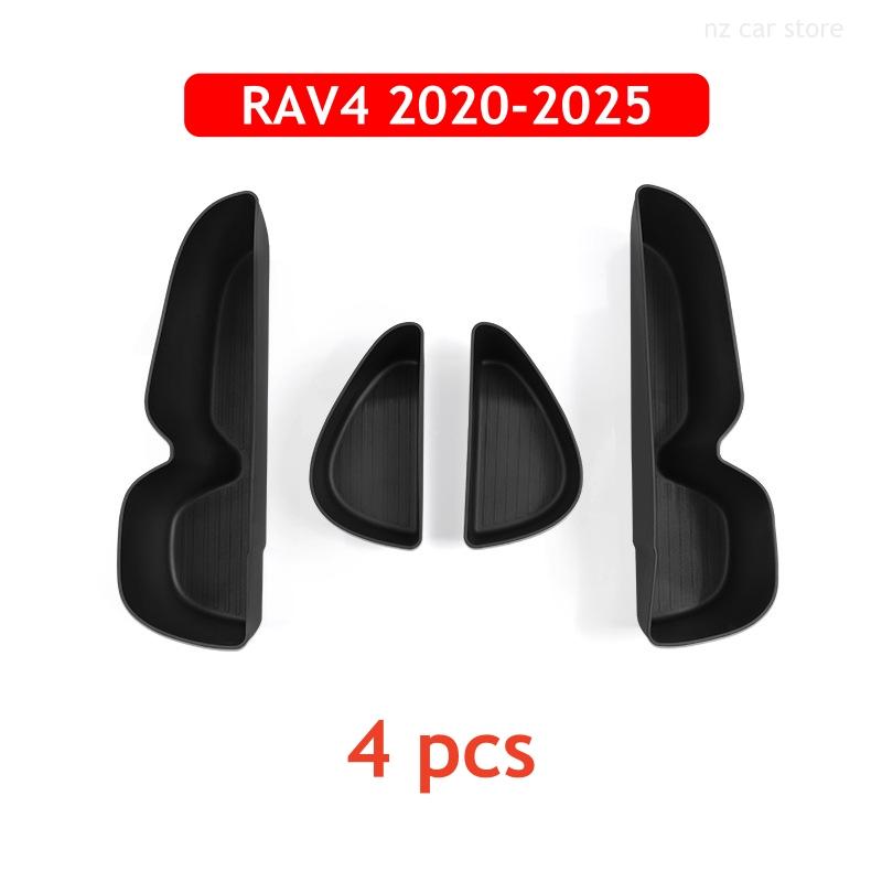 For Toyota RAV4 2025 2024 Car Door Gate Slot Storage Box Interior Accessories RAV4 2020-2025