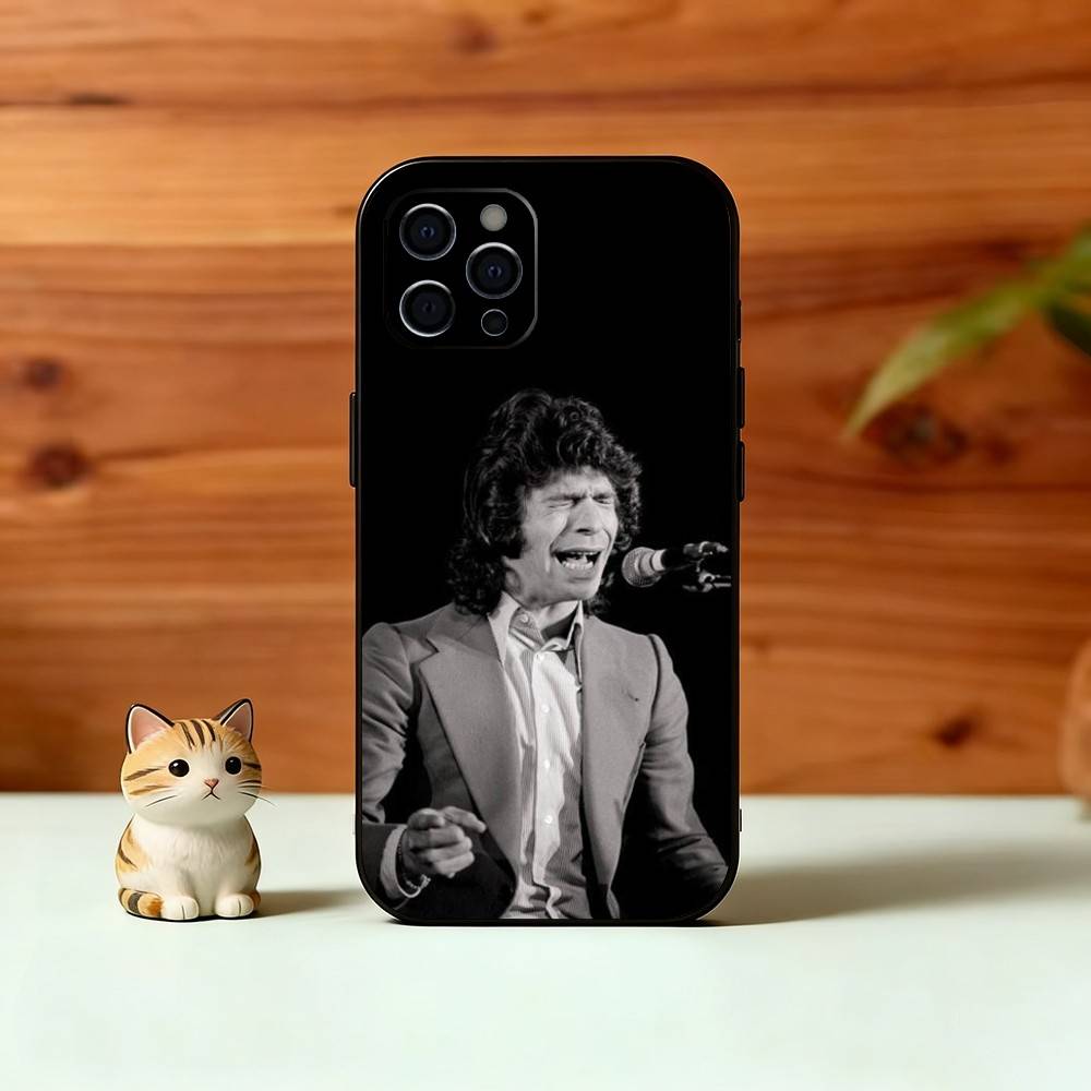 Singer Camaron D-De L-La I-Isla Phone Case For iPhone 17,16,15,14,13,12,11 Plus,Pro Max,XS,Soft Silicone Black Cover