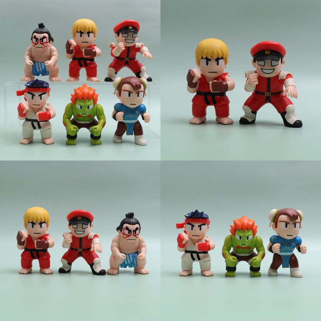Fighter Street Character Pvc Action Figures Model Toy Decoration Gifts Kids