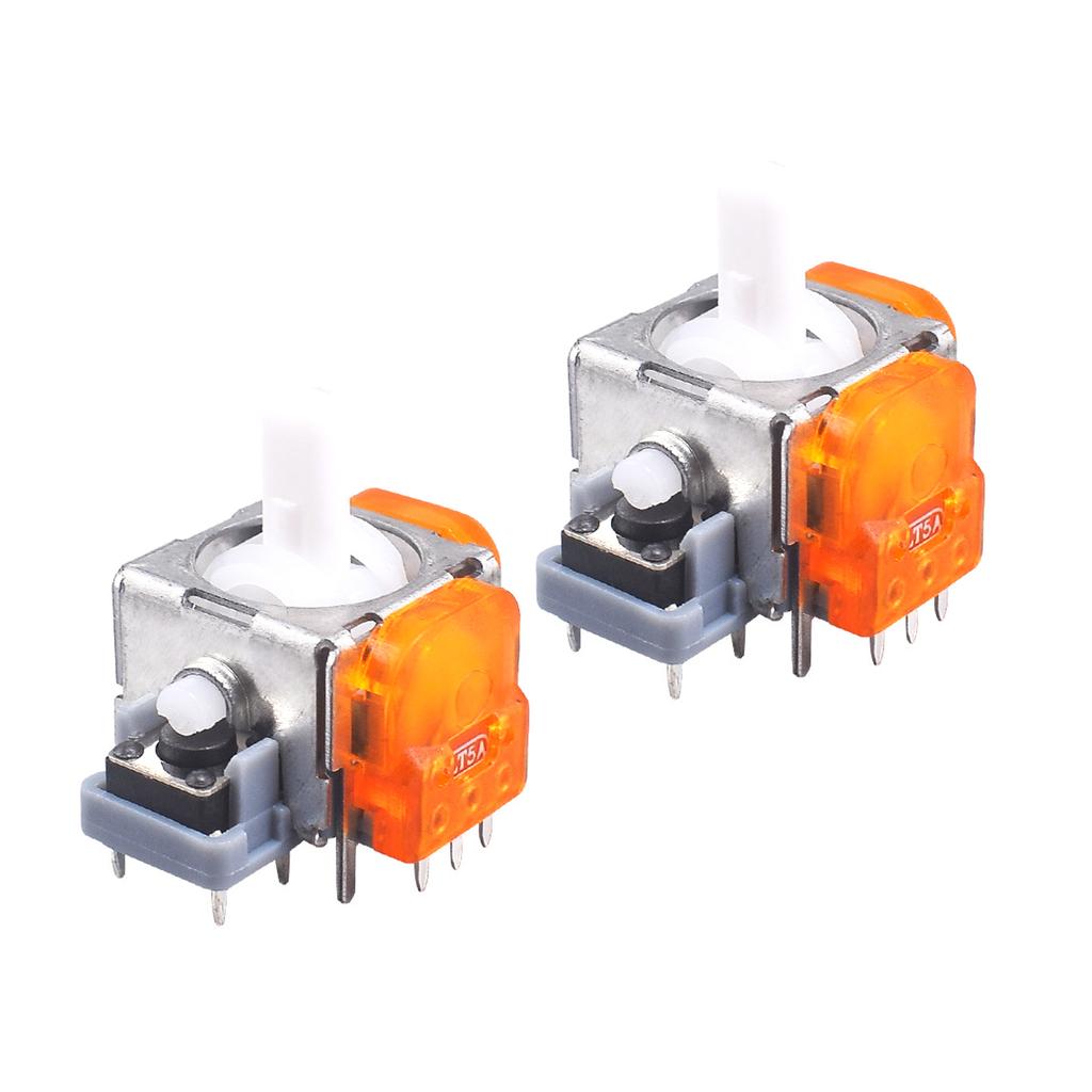2Pcs TMR Hall Effect Joystick 3D Analog Stick Sensor Module Repair Part for PS4/PS5/Switch Pro/Xbox One Controller