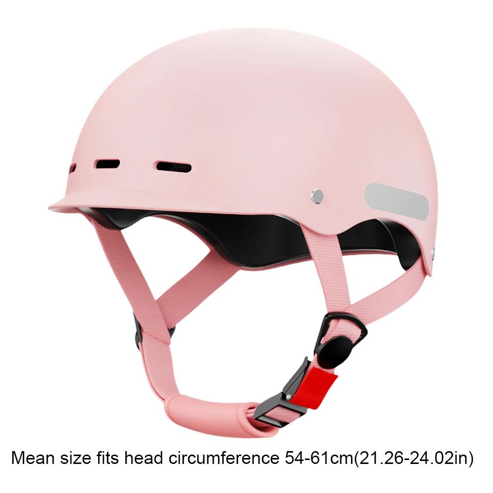 Electric Bike Safety Helmet Bicycle Helmet 3C Certified Adult Children Cartoon Motorcycle Half Helmet with Goggle Scooter Helmet