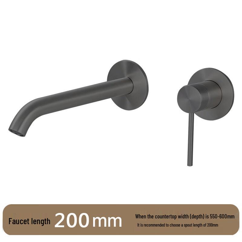 TLXT Wall-Mounted Bathroom Bathtub Faucet