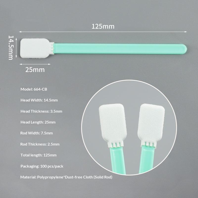 50/100Pcs Dust-free Cloth Swabs Cotton Swabs Inkjet Head Wipes And Screen Cleaning Sticks Cleaning Tool