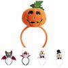 Pumpkin Halloween Headband Bat Catoon Hairband Novelty Halloween Hair Hoop  Photography Props