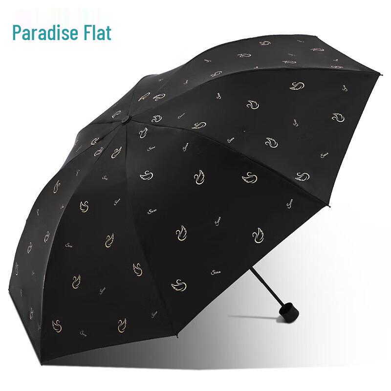 Heaven Umbrella Black-Coated UV Protection Portable Sun & Rain Umbrella