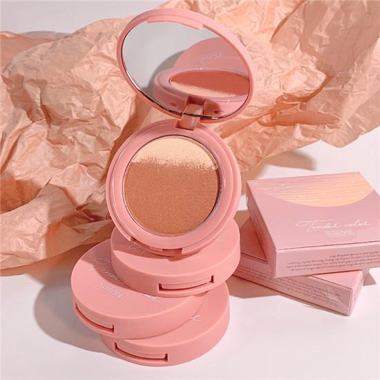 Gradient Blush Smooth And Easy To Color Waterproof And Sweat-Proof Powdery Delicate Blush Natural Face Makeup