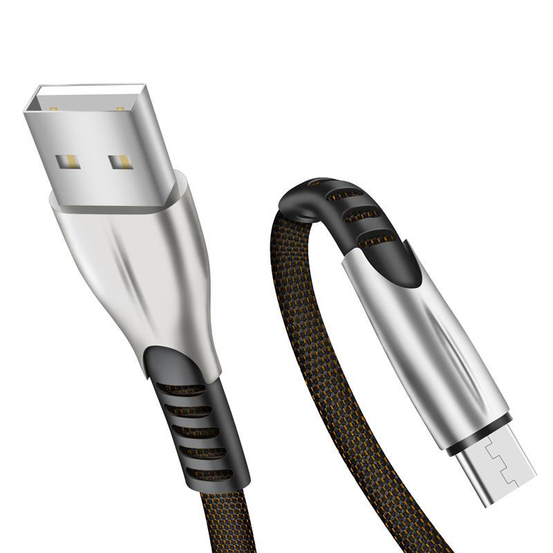 Pour Android Samsung Huawei 1M 5A câble de charge rapide cordon Micro USB type-c