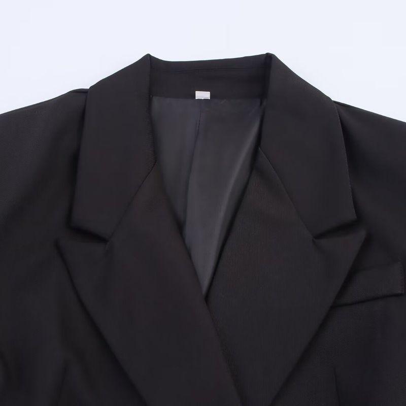 Kaslead New Women Clothes Western Style Fashion Simple and Versatile Loose Short Blazers