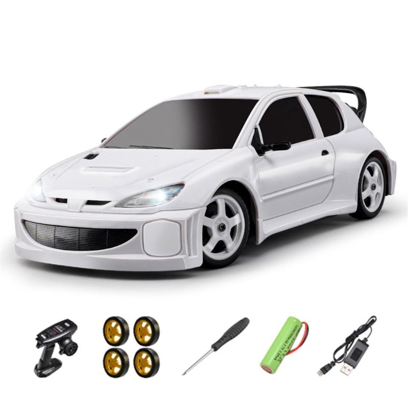 1/28 Remote Control Drift Car 4Wd High Speed Racing Toy with Led Lights for Kids and Adults