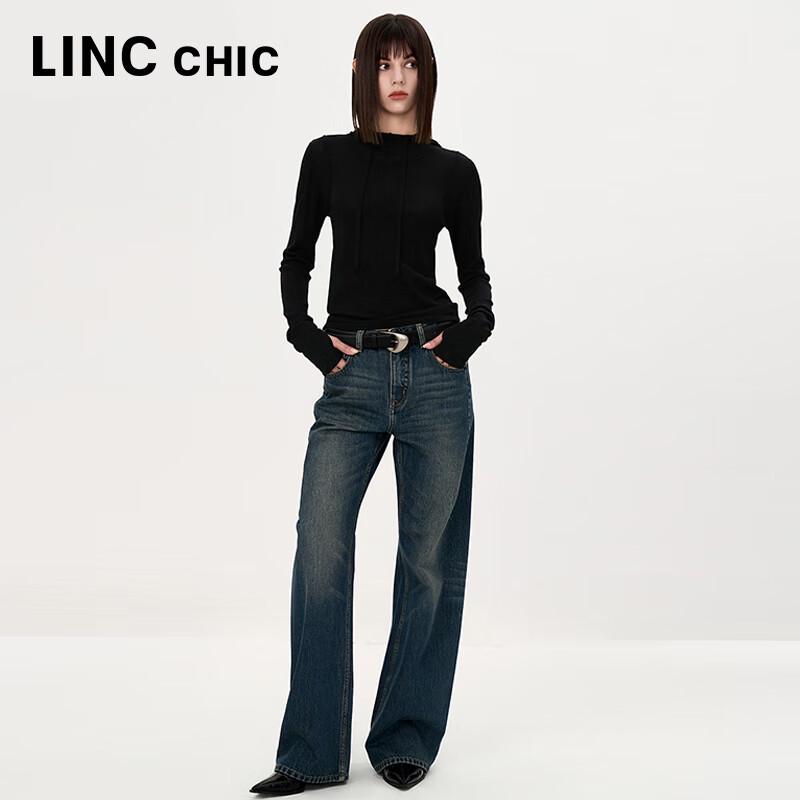 Women's 100% Wool Hooded Knit Sweater