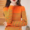 Maglione da donna a righe MODERN NEW SAGA Pullover lavorato a maglia invernale Autunno morbido e caldo maglione di lana lavorato a maglia Top maglione femminile O-collo