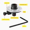 Professional Torque Measurement Device 360 Degree Angle Gauges Metal Construction Full Rotations Tool for Vehicle Repair