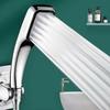 Cap de duș cu 300 de orificii, presiune înaltă, tip ploaie, economisire apă, debit cu duză cromată, duș pătrat, accesorii de baie