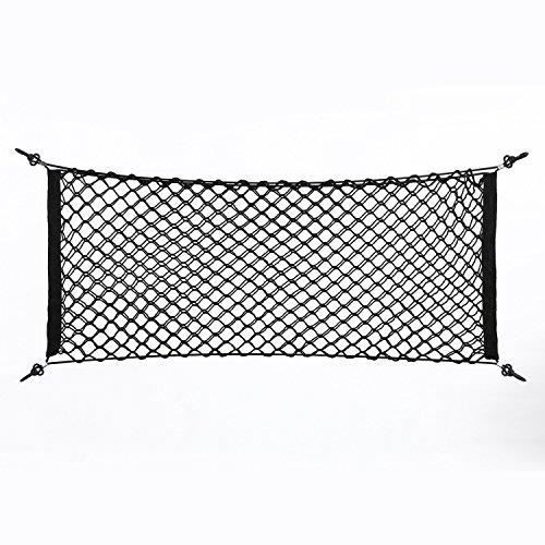 Filet De Rangement - DEWIN - 100 X 40 Cm - Nylon - Noir - Universel Pour Voiture Et SUV