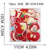 Cartoon Apple Embroidery Cloth Sticker Apple Cake Patch Sticker Children'S Clothes Decoration Stars Apple Embroidery Stamp Boy