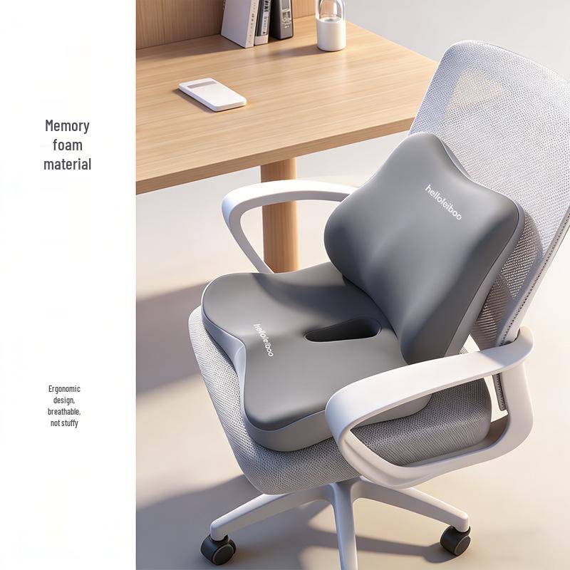 Ergonomický sedák z paměťové pěny pro podporu kyčlí a pasu, pohodlí v kancelářské židli a úlevu od hemoroidů