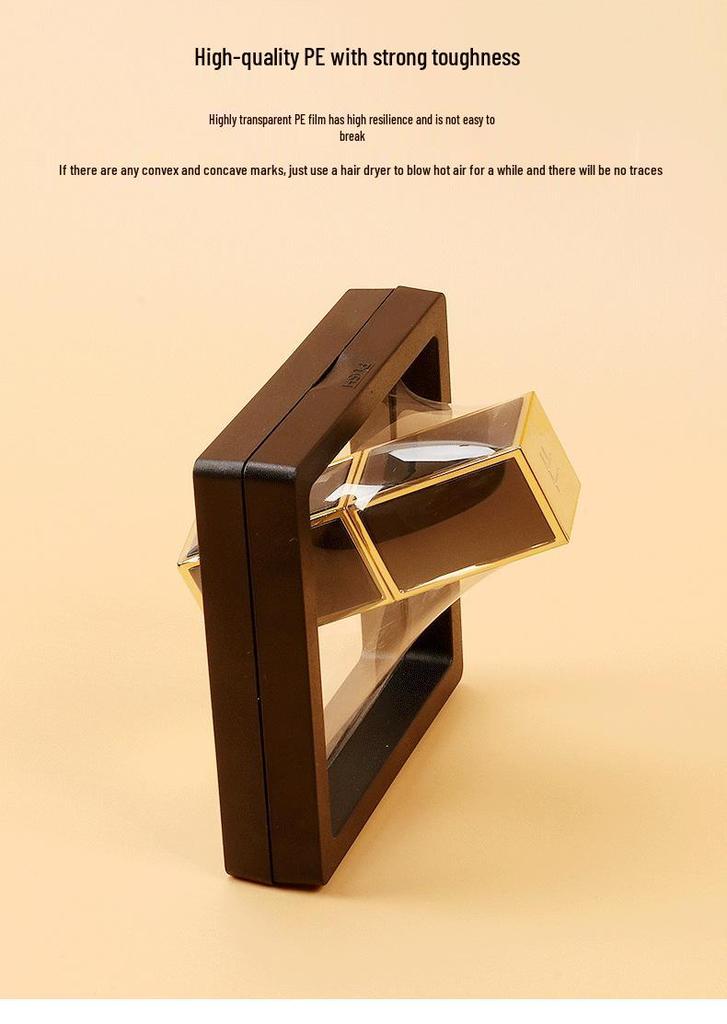 Transparent Jewelry Box with Necklace, Ring, and Earring Storage