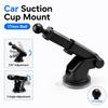 1Pcs ABS Car Suction Cup Mount Silicone Bracket Telescopic Rotating Bracket  for Any Model Vehicle