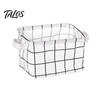 Cosmetic Storage Box Cotton And Linen Bin with Handles, Foldable Waterproof Desktop Space Saving Organizer Organizer, Basket for Makeup Book Baby Toys