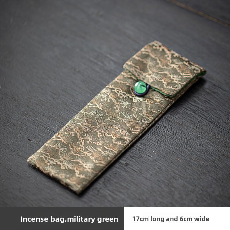 Farbe Brokat Räuchergefäß Tasche Chinesischer Stil Aufbewahrungstasche für Räuchergefäß Werkzeuge Zubehör